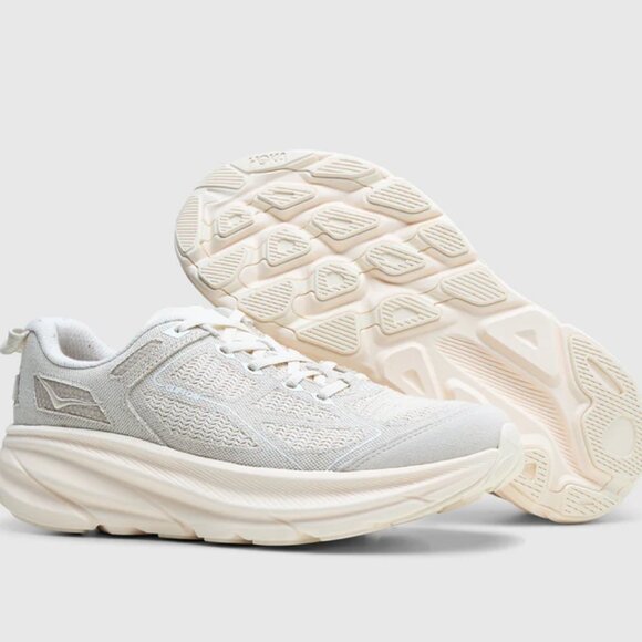 Hoka One One Vibrant Bloom U CLIFTON ONE9 BP - ALABASTER / CIELO BLUE Men's 12 - Picture 13 of 13